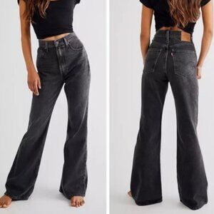 Levi's Black Flare & Wide Leg Jeans